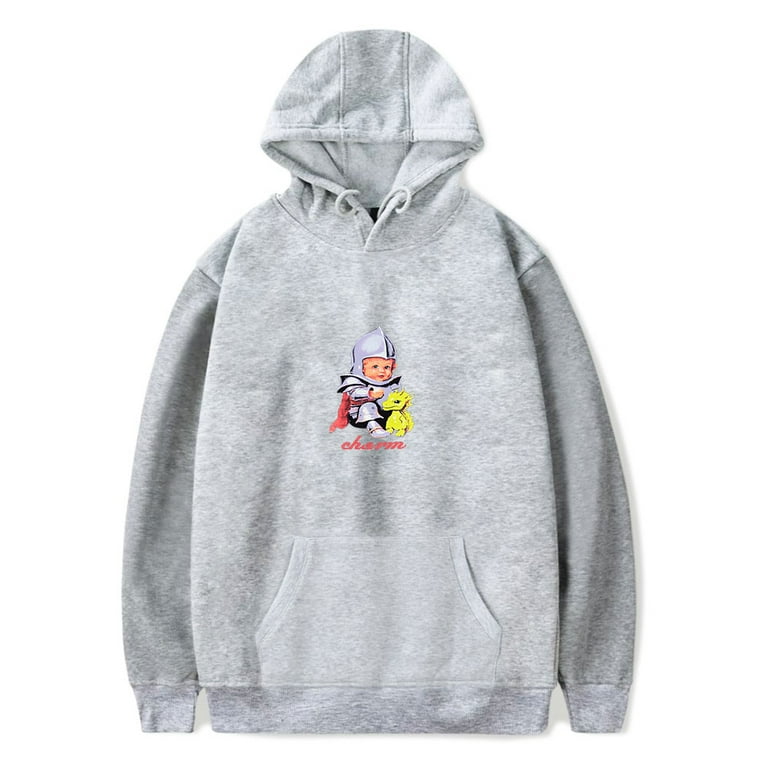 【Mサイズ】Clairo Charm Baby Knight Hoodie Clairo Merch Charm Baby Knight Hoodie Fashion Hoodies Men
