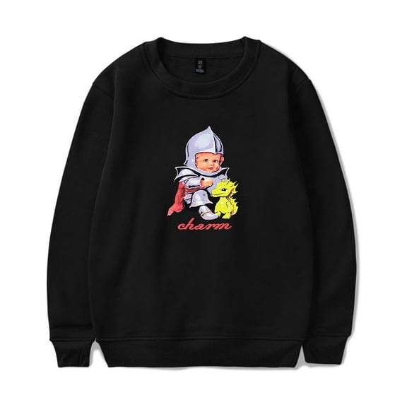 Clairo Merch Charm Baby Knight Sweatshirt Crewneck Men Women Long Sleeve Hoodie Pullover Top