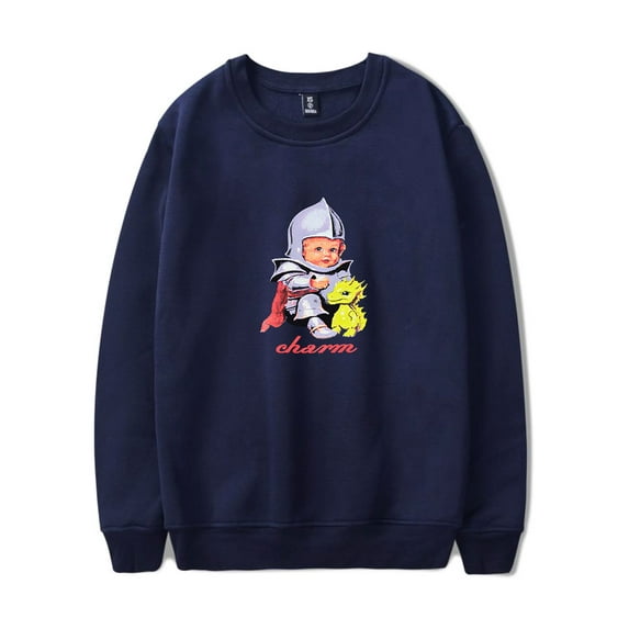 Clairo Merch Charm Baby Knight Sweatshirt Crewneck Men Women Long Sleeve Hoodie Pullover Top