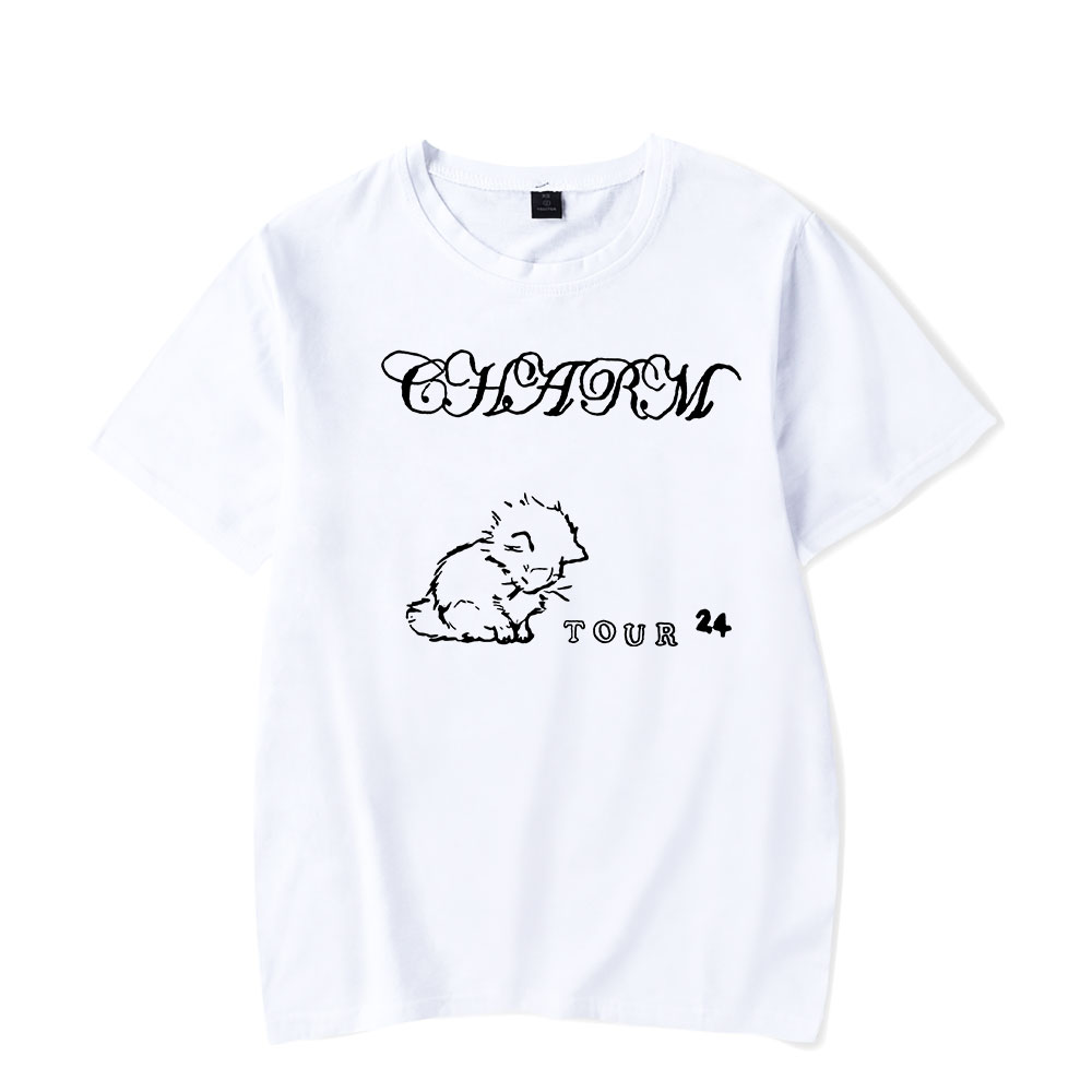 Clairo Merch Charm Cat Tour T-shirt Fashion t shirt Men Women