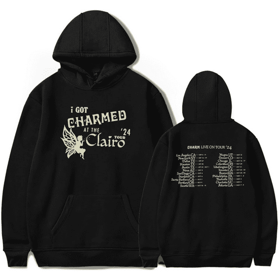 Clairo Merch I Got Charmed Tour Hoodie Fashion Hoodies Men Women Long Sleeve Sweatshirt Pullover Top