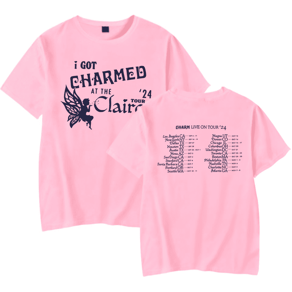 Clairo Merch I Got Charmed Tour T-shirt Fashion t shirt Men Women 