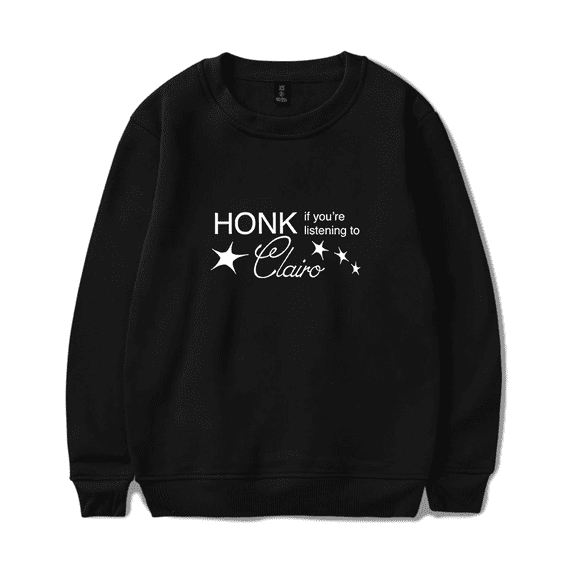 Clairo Merch Sweatshirt Charm Album Cover Vintage Poster Printed Long Sleeve Crewneck Sweatshirts Music Mens Women Hoodie