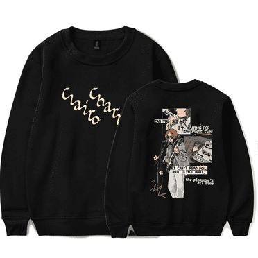 Clairo Merch Sweatshirts Charm Cartoon Can You See Me Long Sleeve Sweatshirt Music For Women Mens Crewneck Streetwear