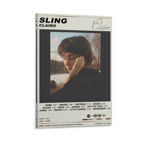 Clairo - Sling Album Music Cover Canvas Poster Wall Decorative Art Painting Living Room Bedroom Decoration Gift