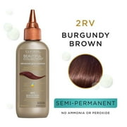 Clairol Advanced Gray Solution Semi-Permanent Hair Color, 2RV Burgundy Brown, 3 oz
