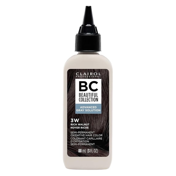 Clairol Beautiful (AGS) Advanced Gray Solution Collection #3W Rich Walnut 3oz (Pack of 2)