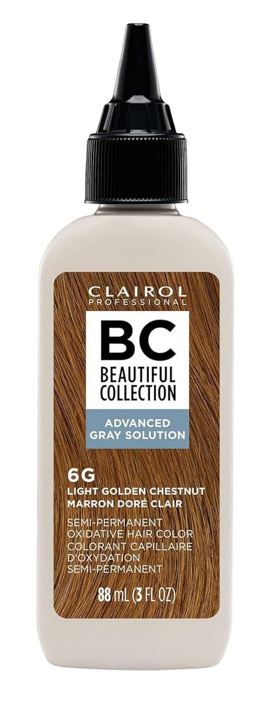 Clairol Beautiful (AGS) Advanced Gray Solution Collection #6G Light Golden Chestnut 3oz (Pack of 6)