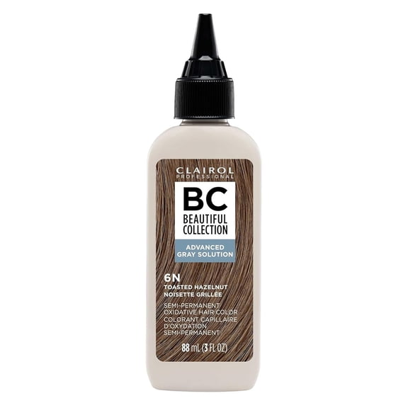 Clairol Beautiful (AGS) Advanced Gray Solution Collection #6N Toasted Hazelnut 3oz (Pack of 2)