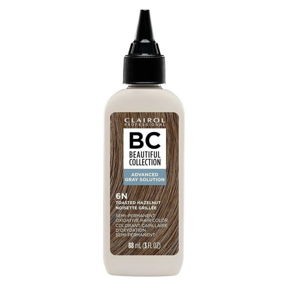 Clairol Beautiful (AGS) Advanced Gray Solution Collection #6N Toasted Hazelnut 3oz (Pack of 3)
