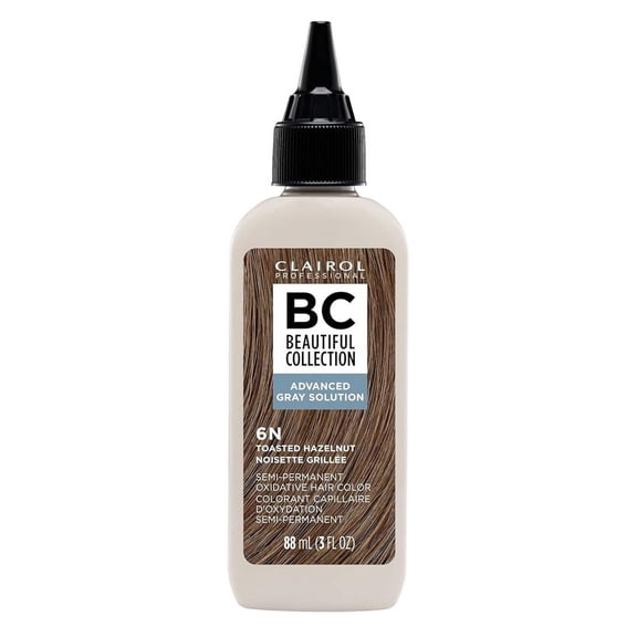 Clairol Beautiful (AGS) Advanced Gray Solution Collection #6N Toasted Hazelnut 3oz
