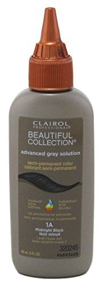 Clairol Beautiful Advanced Gray Solution Collection #1A Midnight Black 3oz (3 Pack)