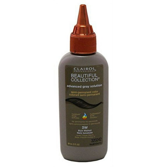 Clairol Beautiful Ags Collection #3W Rich Walnut 3 Ounce (88ml) (3 Pack)