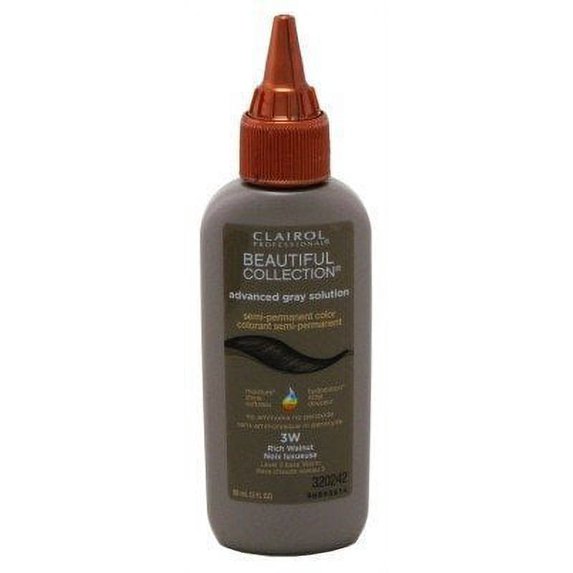 Clairol Beautiful Ags Collection #3W Rich Walnut 3 Ounce (88ml) (6 Pack)