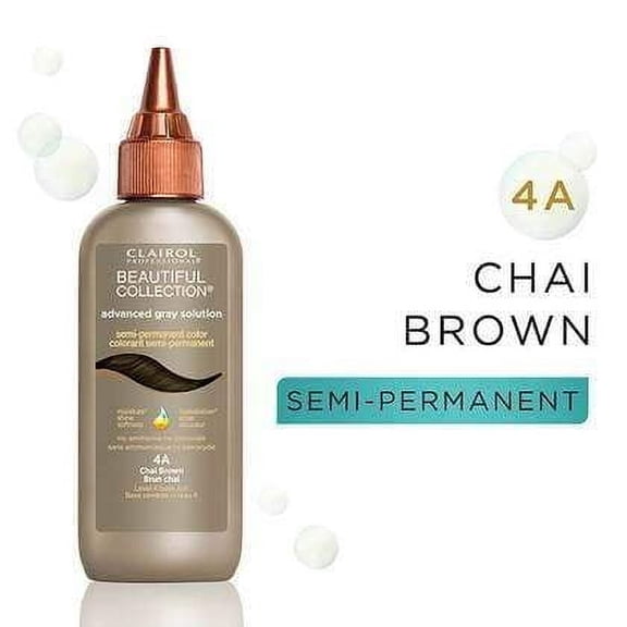 Clairol Beautiful Collection Advanced Gray Solution Semi-Permanent Hair Color 3 Oz