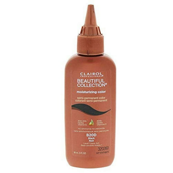 Clairol Beautiful Collection #B020D Black 3 Ounce (88ml) (2 Pack)