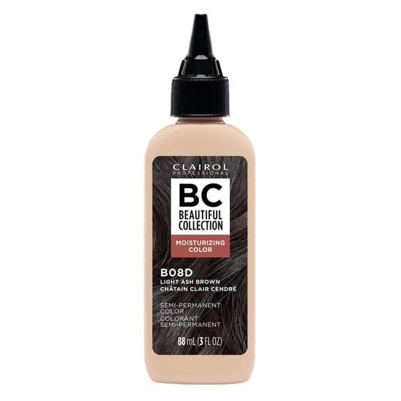 Clairol Beautiful Collection #B08D Light Ash Brown 3oz (Pack of 2)