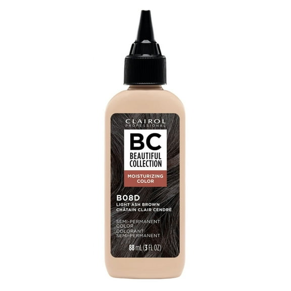 Clairol Beautiful Collection #B08D Light Ash Brown 3oz (Pack of 6)