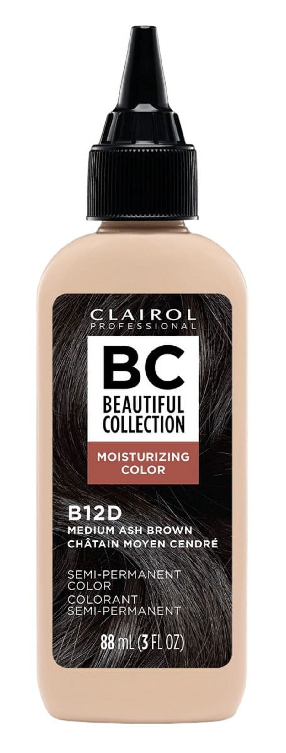 Clairol Beautiful Collection #B12D Medium Ash Brown 3oz (Pack of 6)