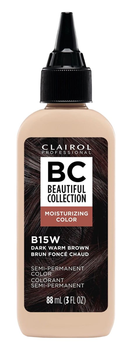 Clairol Beautiful Collection #B15W Dark Warm Brown 3oz (Pack of 6)