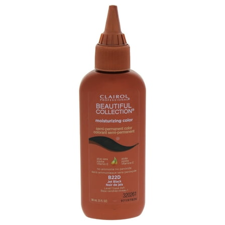 Clairol Beautiful Collection Moisturizing Semi-Permanent Color - # B22D Jet Black - 3 oz Hair Color