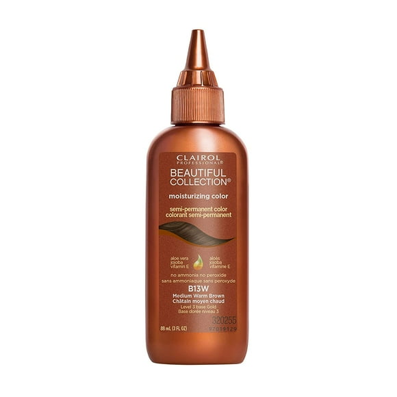 Clairol Beautiful Collection Moisturizing Semi-permanent Hair Color - B13W Medium Warm Brown