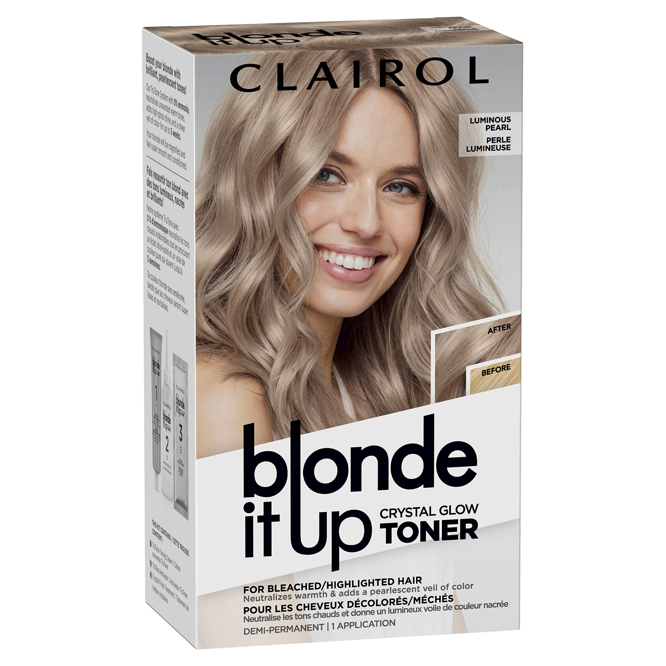 Clairol Blonde It Up Crystal Glow Toners DemiPermanent Hair Dye
