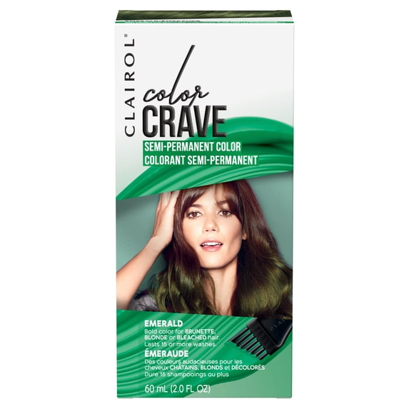 Clairol Color Crave Semi-Permanent Hair Color, Emerald