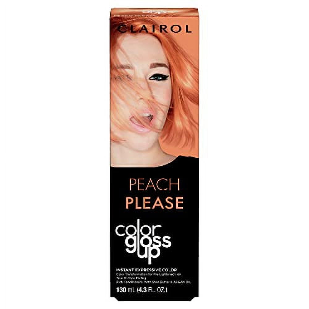 Clairol Color Gloss Up Temporary Hair Dye, Peach Please Hair Color