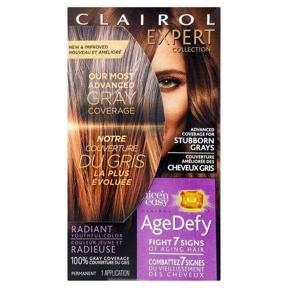Clairol Expert Collection Age Defy Hair Color, 5G Medium Golden Brown