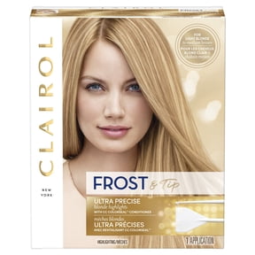 Clairol Frost & Tip Highlighting Hair Dye Kit, Ultra Precise Blonde Hair Color, 1 Application