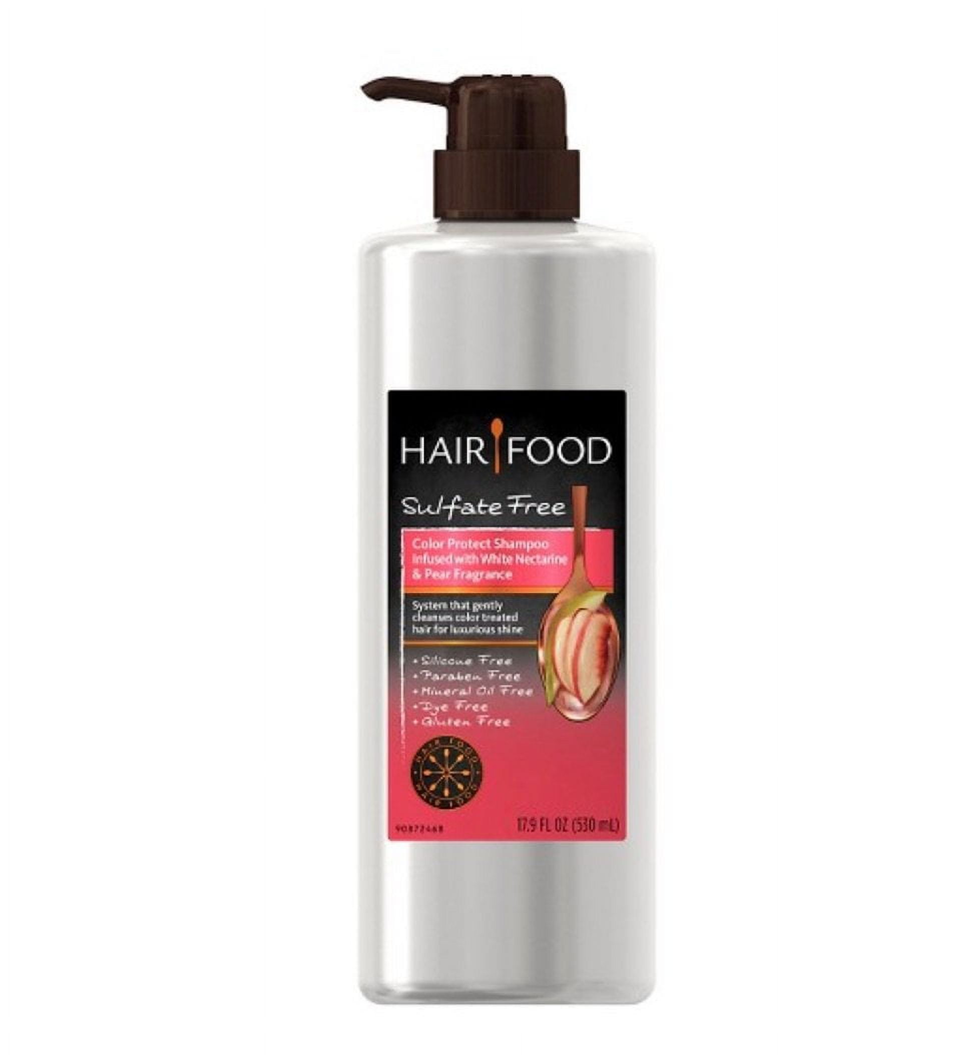 Clairol Hair Food Color Care Shampoo Infused with White Nectarine and