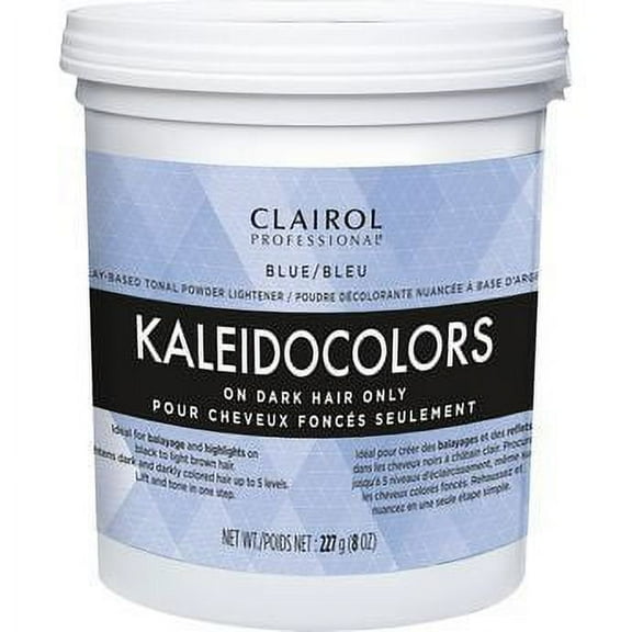 Clairol Professional Blue Kaleidocolors Powder Lightener - On Dark Hair Only - 8 oz