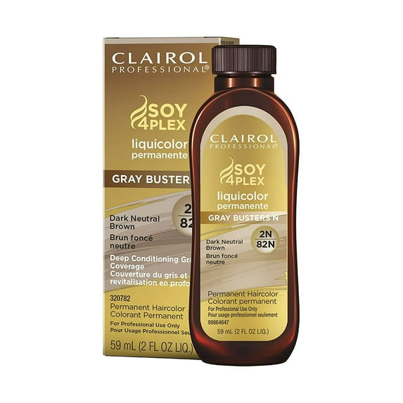 Clairol Liquicolor Permanente, 2N/82N Dark Neutral Brown, 2 Oz
