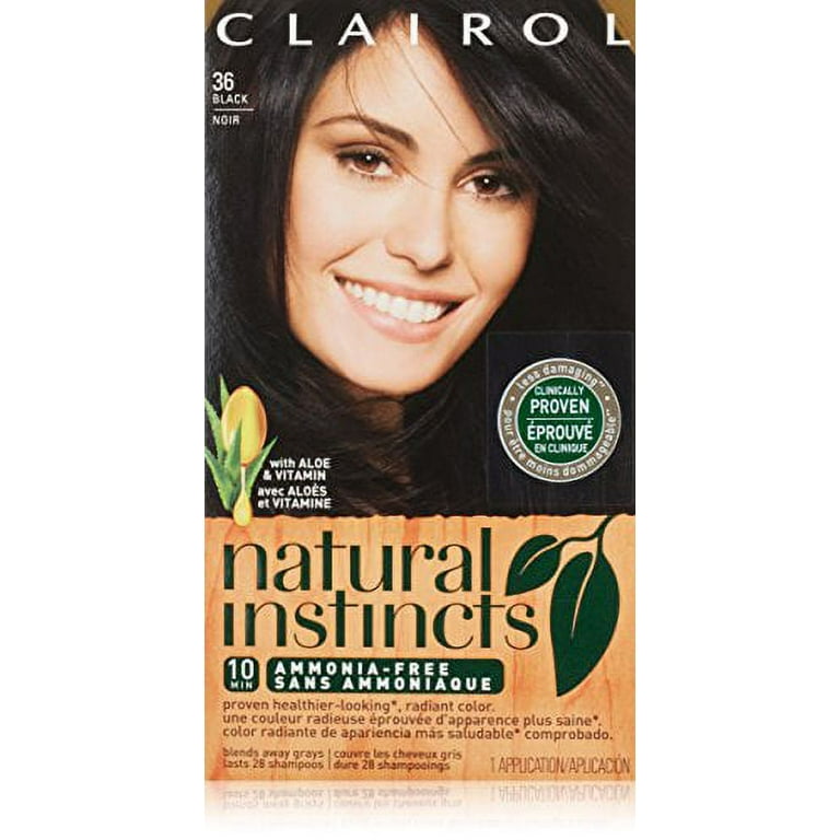 Natural Instincts Clairol Demi-permanent Hair Color Cream Kit - 2sb - Soft  Black - 1ct : Target