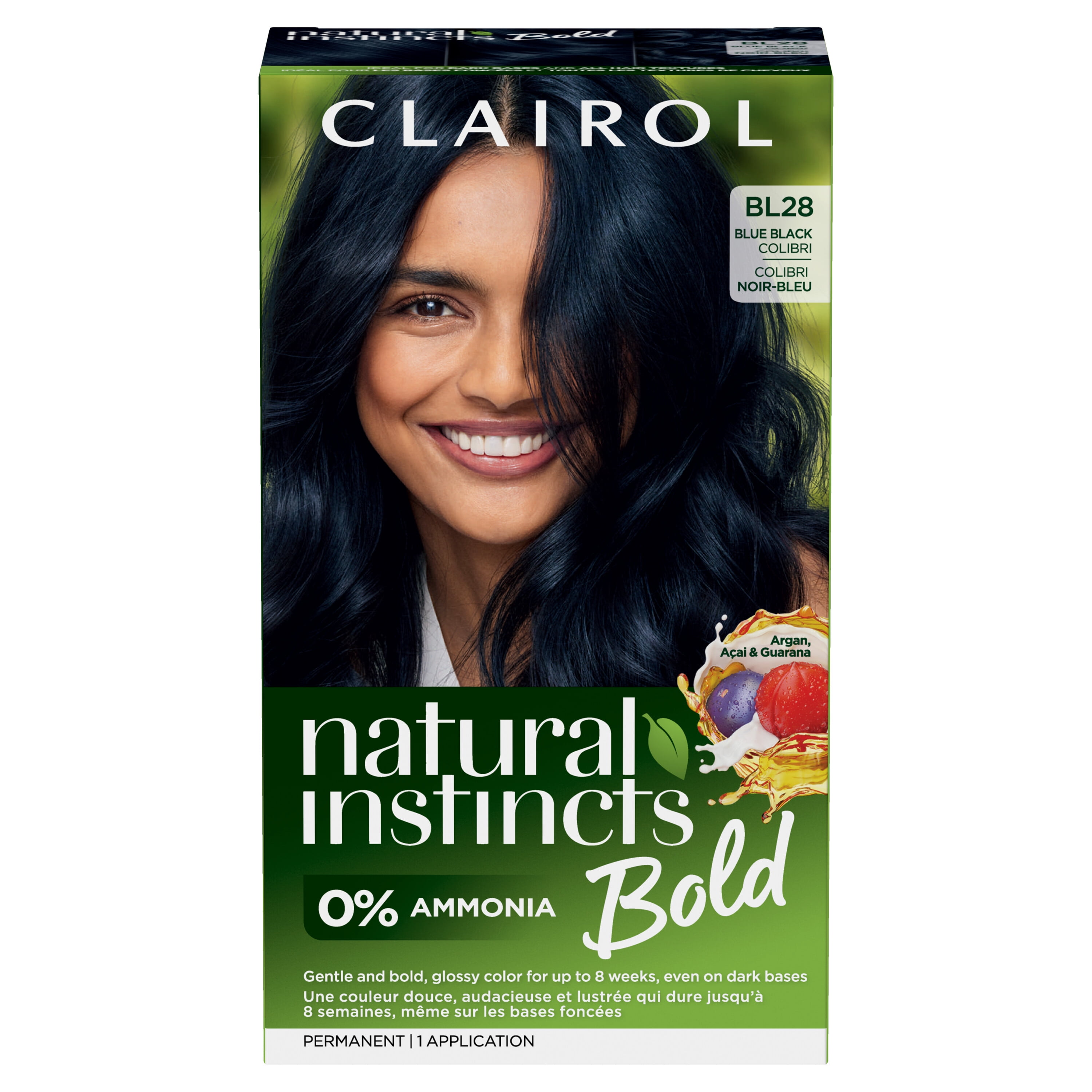 Where Is Clairol Hair Dye Made Clairol Natural Instincts Bold Hair Dye, Permanent Hair Color, BL28