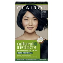 Clairol Natural Instincts Demi- Permanent Hair Color Creme, 2BB Blue Black, Hair Dye, 1 Application