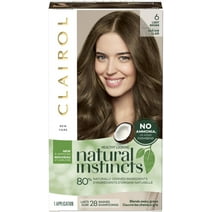 Clairol Natural Instincts Demi- Permanent Hair Color Creme, 6 Light Brown, Hair Dye, 1 Application