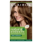 Clairol Natural Instincts Demi-Permanent Hair Color Cream, 6G Light Golden Brown, Hair Dye, 1 Application