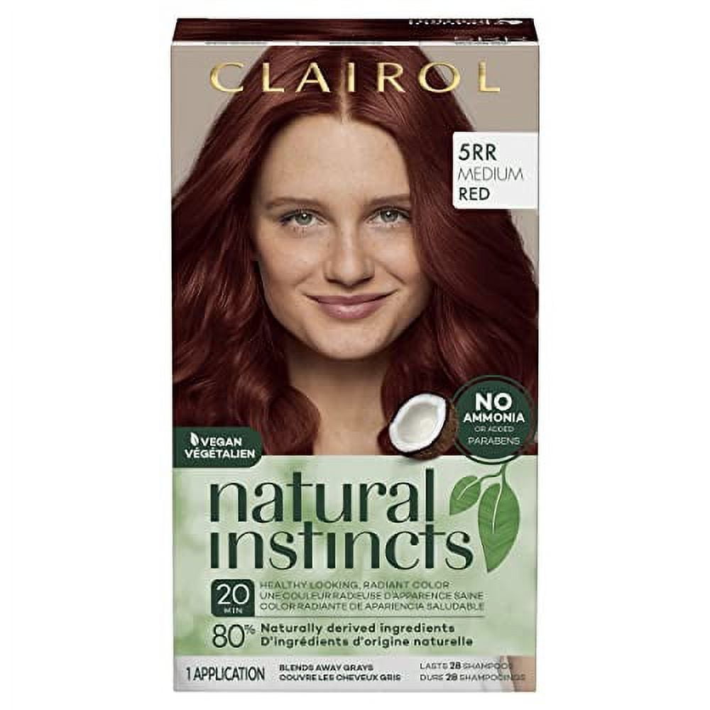 Clairol Natural Instincts DemiPermanent Hair Dye, 5RR Medium Red Hair