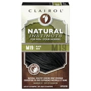 Clairol Natural Instincts for Men Hair Dye Demi-Permanent Hair Color Creme, M19 Black