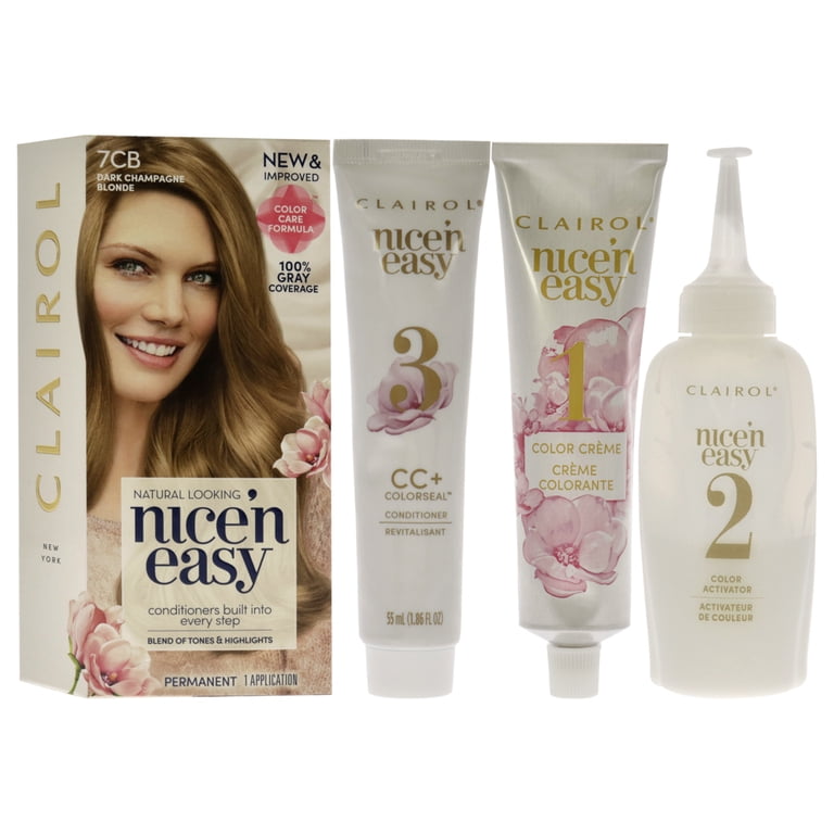 Clairol Nice 'n Easy Permanent Hair Color, 7CB Dark Champagne