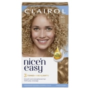 Clairol Nice'n Easy Permanent Hair Color Cream, 8G Medium Golden Blonde, Hair Dye, 1 Application