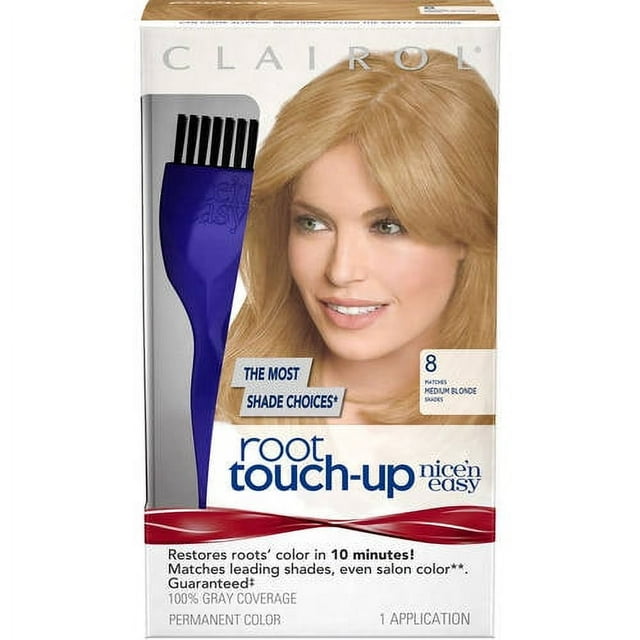 Clairol Nice N Easy Root Touch Up Clairol Nice 'n Easy Root Touch-Up Permanent Hair Color, 8 Medium