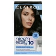 thumbnail image 1 of Clairol Nice'n Easy10 Permanent Hair Color Cream, 2 Black, Hair Dye, 1 Application, 1 of 8