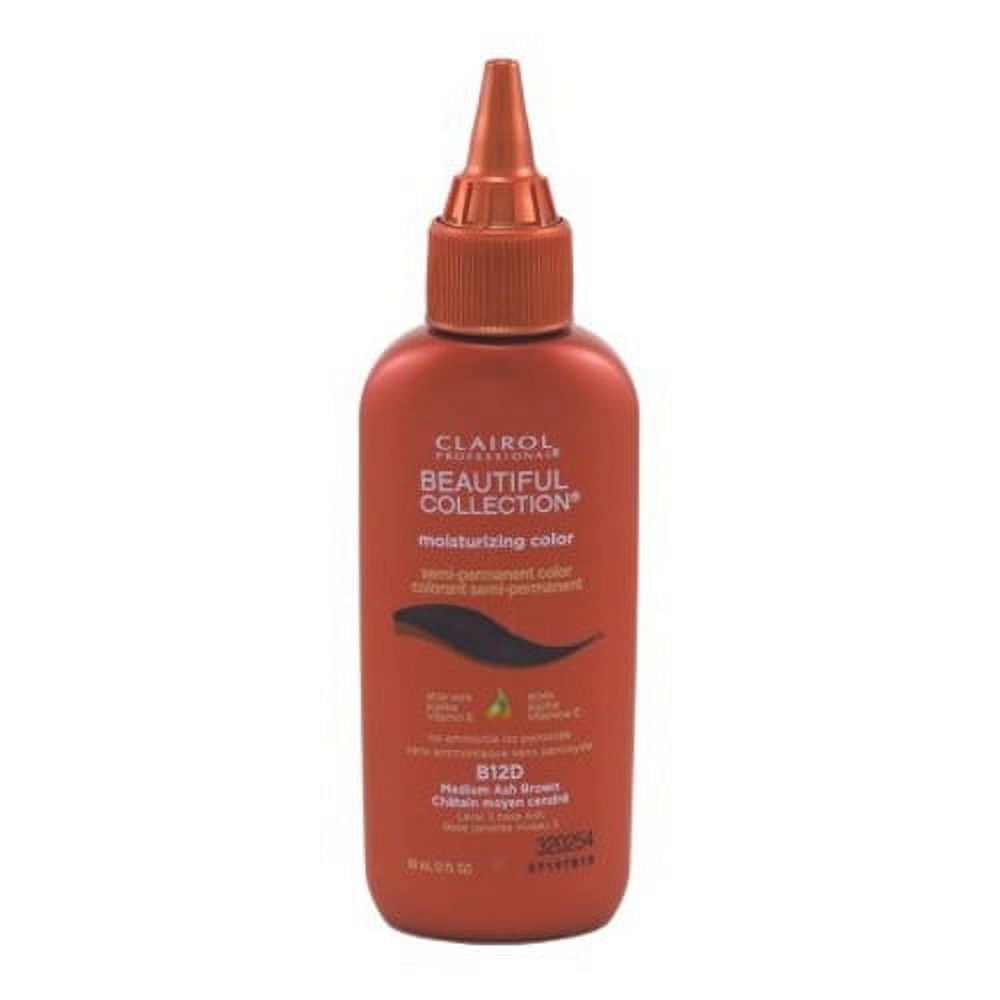 Clairol Professional Beautiful Collection, Medium Ash Brown B12D Hair Color, 3 Oz, 3 Pack