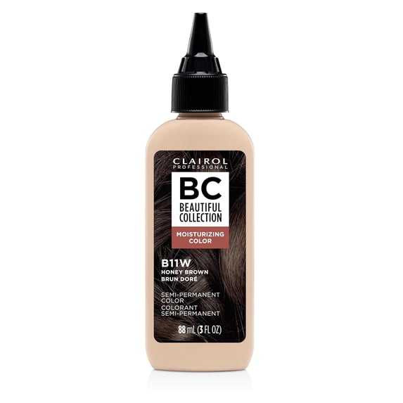 Clairol Professional Beautiful Collection Moisturizing Color, B11W Honey Brown, 3 Oz.