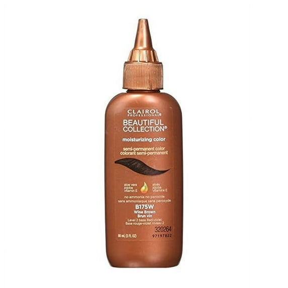 Clairol Professional Beautiful Collection Moisturizing Color, B175W Wine Brown,3 Oz.