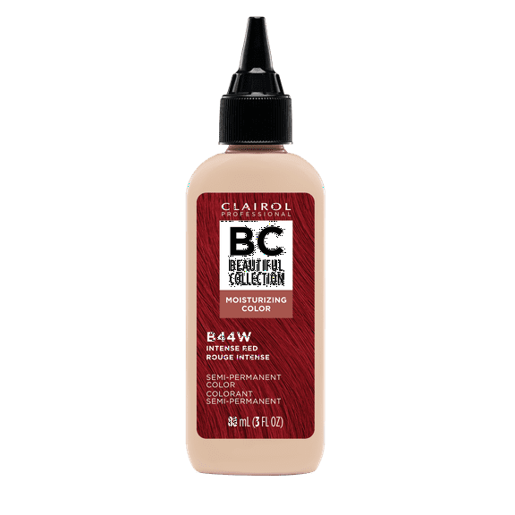 Clairol Professional Beautiful Collection Moisturizing Color Semi-Permanent Hair Color Crme B44W - Intense Red, 3.0 oz