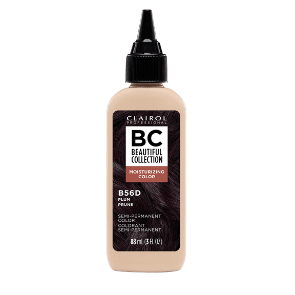 Clairol Professional Beautiful Collection Moisturizing Color Semi-Permanent Hair Color Crème B56D - Plum, 3.0 oz